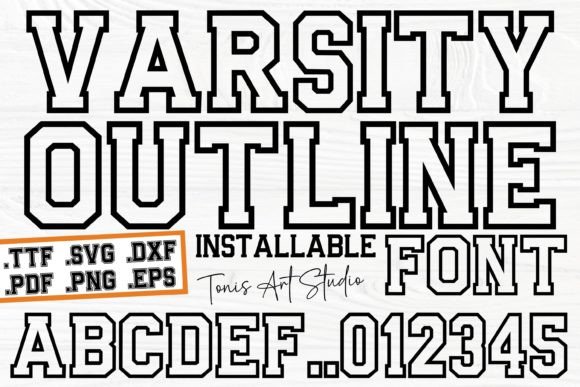 Ab Varsity Outline for Digital Campaigns and Brand Identity