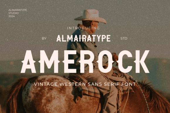 Amerock Font Review: A Vintage Western Sans Serif for Small Business Branding
