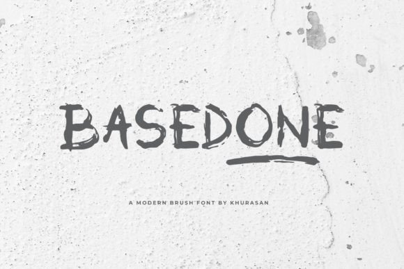 Basedone: A Handcrafted Brush Font for Real Branding Work