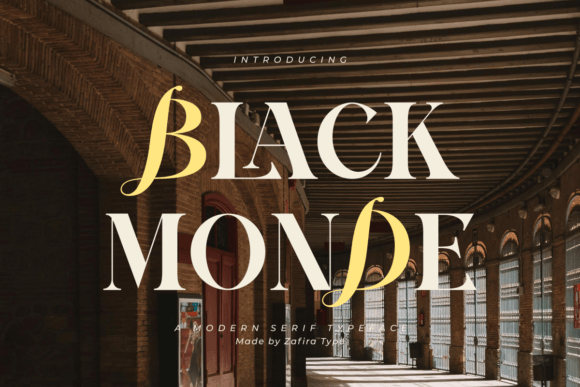 Black Monde Font Review