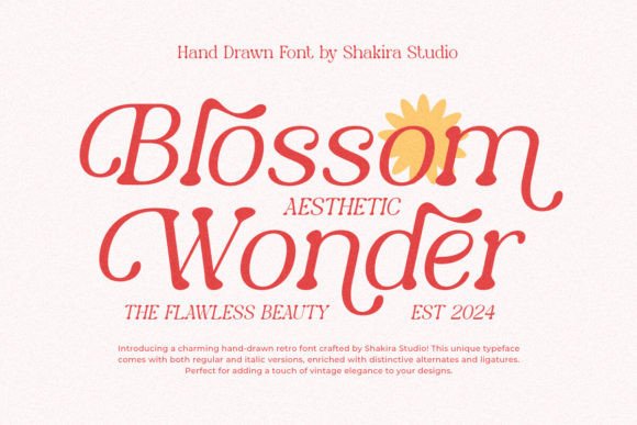 Blossom Wonder Font for Creative Campaigns