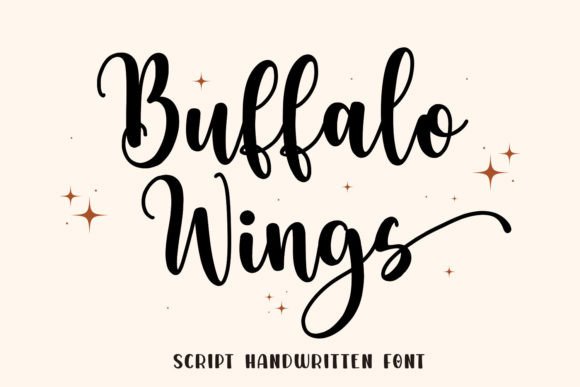Buffalo Wings Font: A Playful Script for Brand Identity
