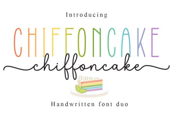 Chiffoncake Duo: A Handmade Seller's Font Review for Labels and Branding