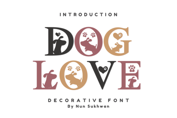Dog Love Font for Creative Projects