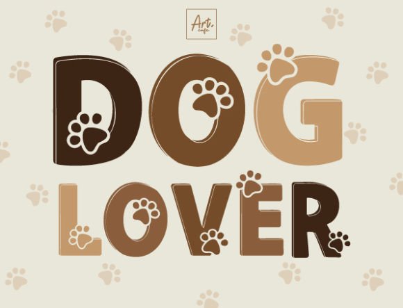 Dog Lover Font for Creative Projects