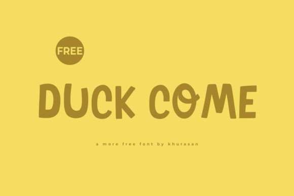 Duck Come Font Review