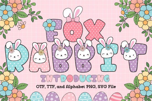 Fox Rabbit Color Font for Charming Small Business Branding