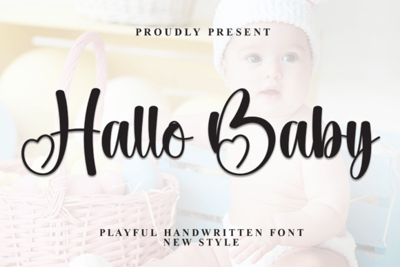 Hallo Baby: Elegant Script Font for Editorial and Branding