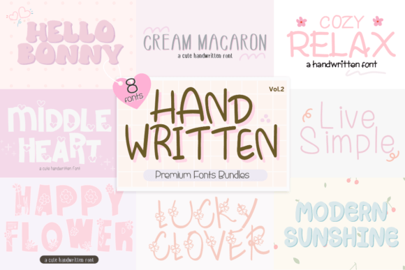 Handwritten Bundle: Modern Handwritten Fonts for Your Brand