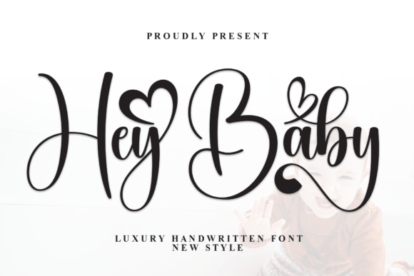 Hey Baby: A Graceful Script Handwritten Font for Editorial Design