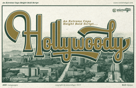 Hollywoody Font for Elegant Branding