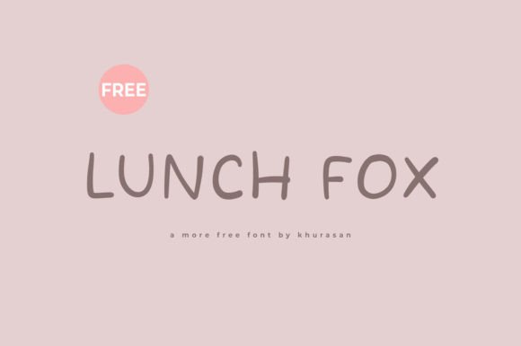 Lunch Fox Font for Creative Campaigns