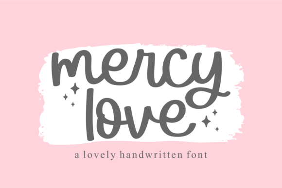 Mercy Love: A Handwritten Font for Warm Branding