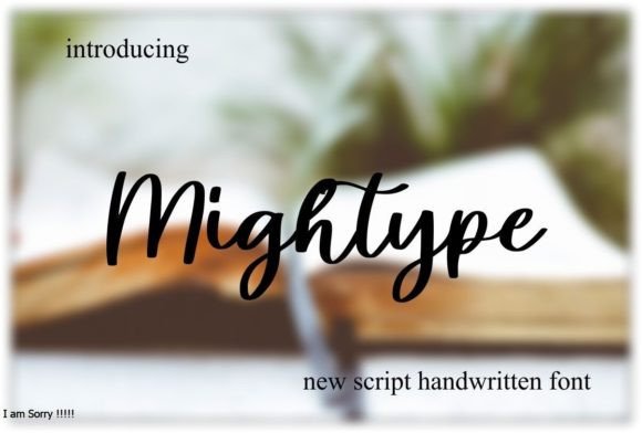 Mightype: Elegant Script Font