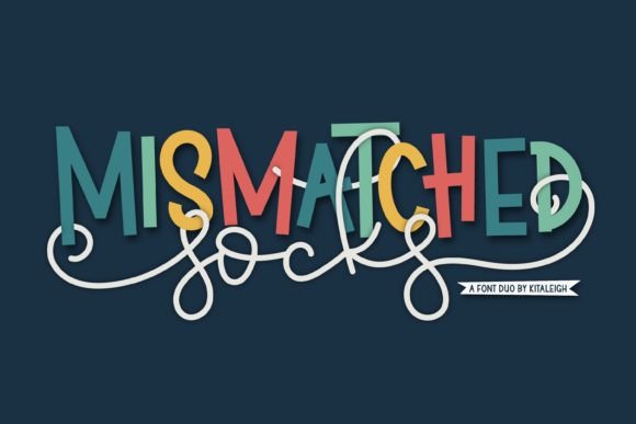 Mismatched Socks Font for Creative Projects