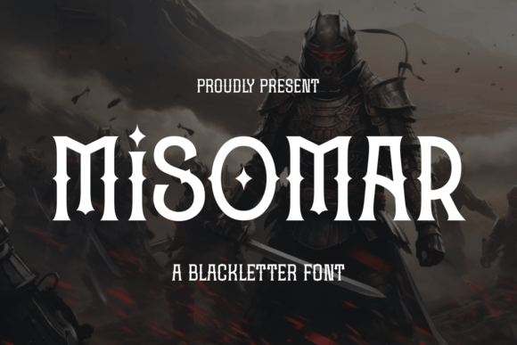 Misomar Font: Bold Blackletter for Editorial Design