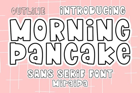 Morning Pancake Font for Creative Brands