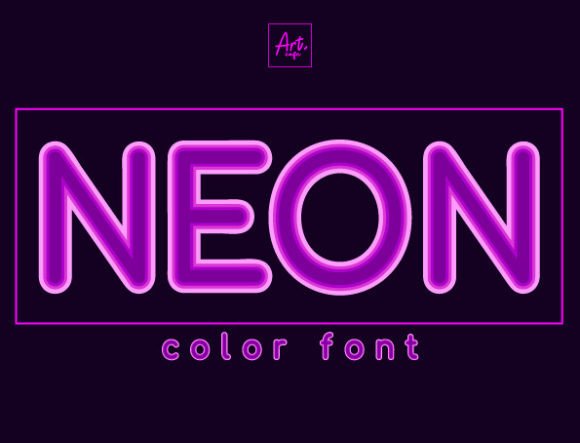 Neon Color Font: A Hands-On Review for Small Business Branding