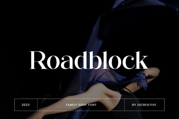 Roadblock Font for Web Design