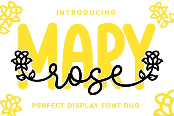 Rose Mary Duo: A Playful Script Handwritten Font for Campaign Design