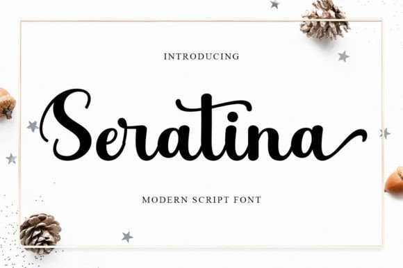 Seratina Script: A Handwritten Font for Branding and Business Materials