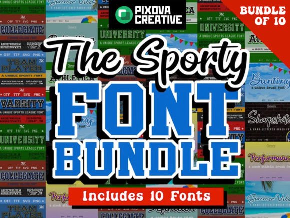 Sport Bundle Serif Fonts for Consistent Small Business Branding