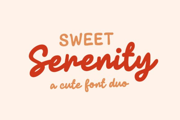 Sweet Serenity Font for Business Branding